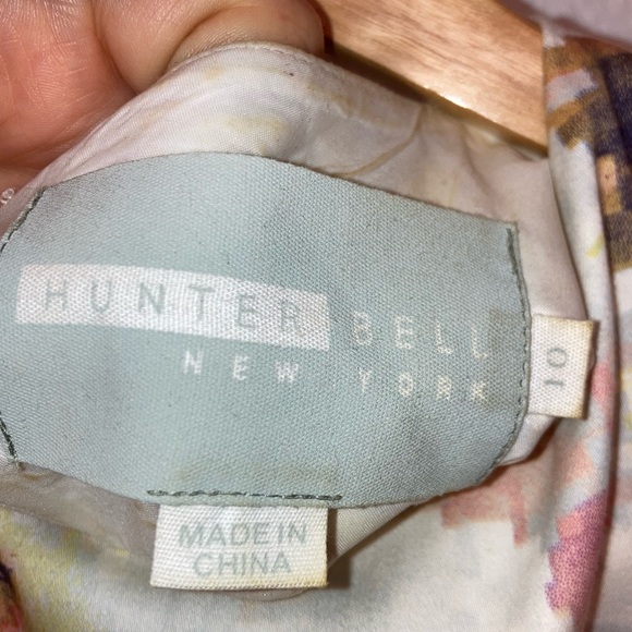 ANTHROPOLOGIE x HUNTER BELL pixelated Floral dress SZ: 10 - Picture 4 of 15